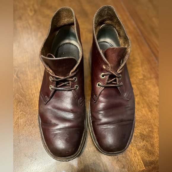 Clarks Originals Men’s Desert Boot Wine/Brown Sz 8 - Picture 11 of 13